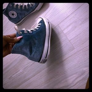 Velvet Blue Converse